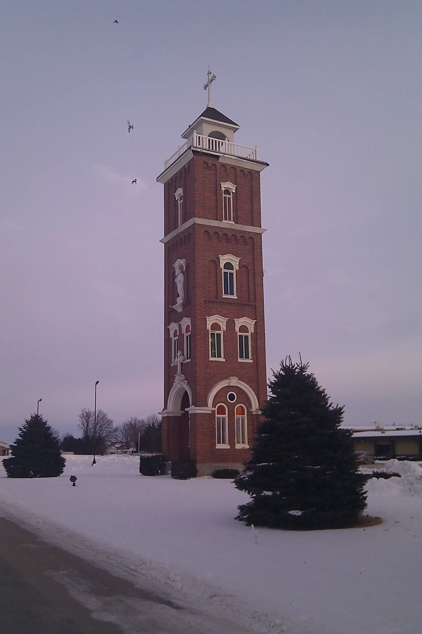 a steeple without a church